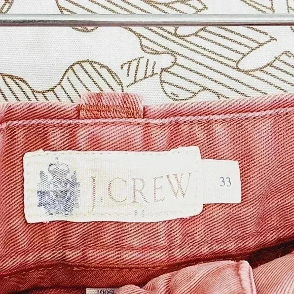 Vintage J. Crew Chino Men's Shorts 33x9 Pink - Picture 5 of 6